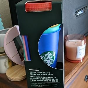 Starbucks color changing reusable cold cups